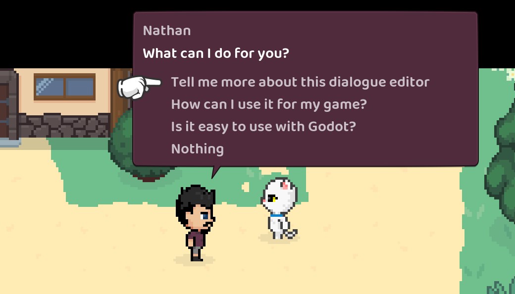 Real dialogue balloon example